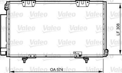 Condensador, aire acondicionado VALEO 817803