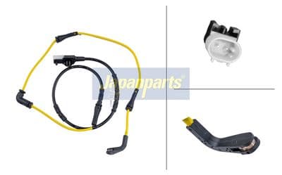 Contacto de aviso, desgaste de balatas de frenos JAPANPARTS BPW-135
