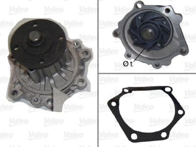 Bomba de agua, refrigeración del motor VALEO 506846