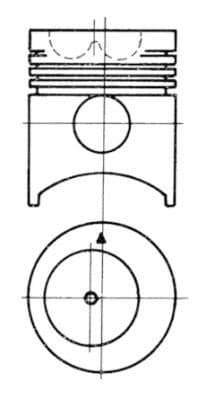 Pistón KOLBENSCHMIDT 91005700