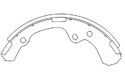 Juego de zapatas de frenos Kavo Parts KBS-9916