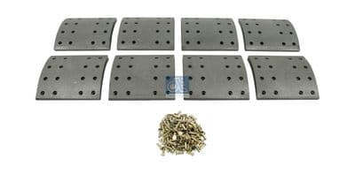 Juego de balatas de freno, freno de tambor DT Spare Parts 5.92136