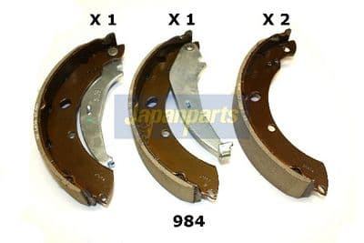 Juego de zapatas de frenos JAPANPARTS GF-984AF