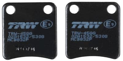 Juego de balatas de freno de mano de disco TRW MCB832P