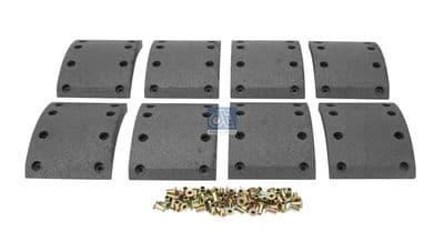 Juego de balatas de freno, freno de tambor DT Spare Parts 3.96447