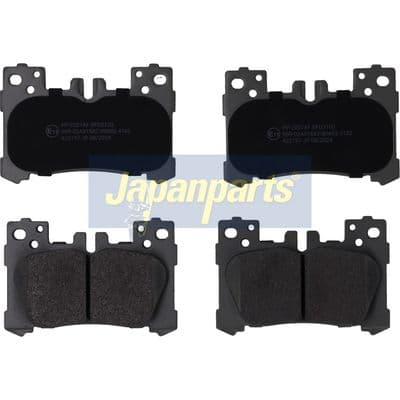 Juego de balatas de freno JAPANPARTS PP-2007AF