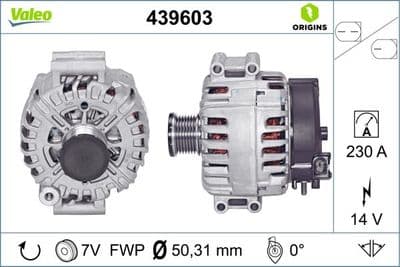 Alternador VALEO 439603