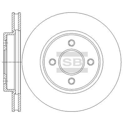 Disco de freno Hi-Q SD4253