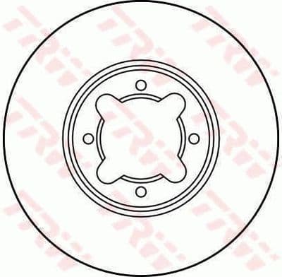 Disco de freno TRW DF1928