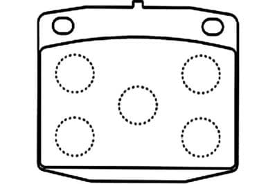Juego de balatas de freno Kavo Parts KBP-6609