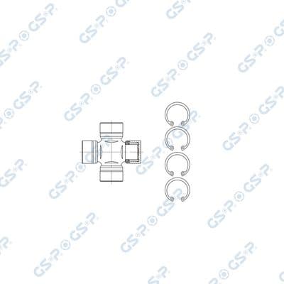 Junta, árbol cardán GSP UJ900205
