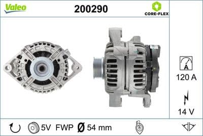 Alternador VALEO 200290