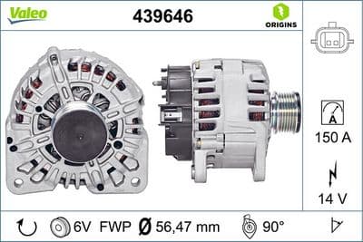 Alternador VALEO 439646