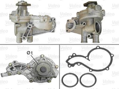 Bomba de agua, refrigeración del motor VALEO 506227