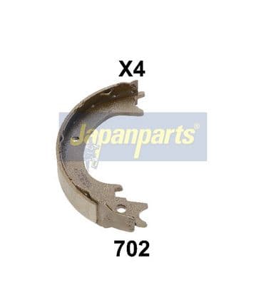 Juego de zapatas de frenos JAPANPARTS GF-702AF