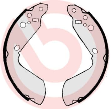 Juego de zapatas de frenos BREMBO S 79 517