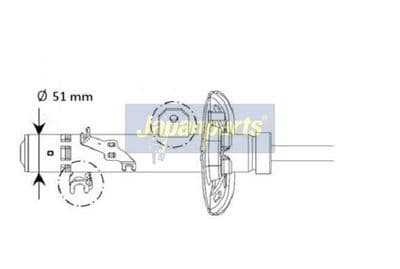 Amortiguador JAPANPARTS MM-01131