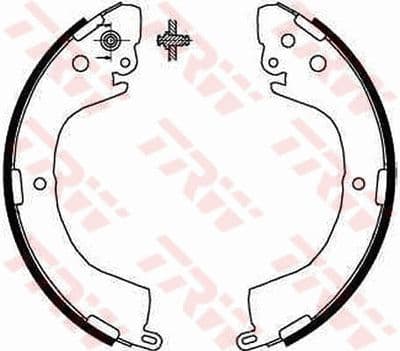 Juego de zapatas de frenos TRW GS8667