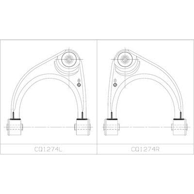 Brazo oscilante, suspensión de ruedas CTR CQ1274R