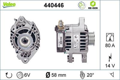 Alternador VALEO 440446