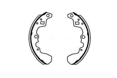 Juego de zapatas de frenos Kavo Parts KBS-8910