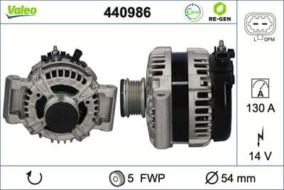 Alternador VALEO 440986