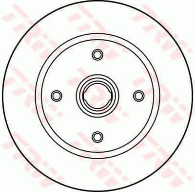 Disco de freno TRW DF1691