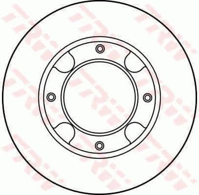 Disco de freno TRW DF1970