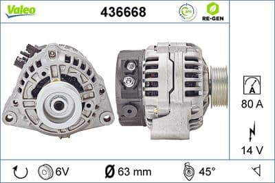 Alternador VALEO 436668