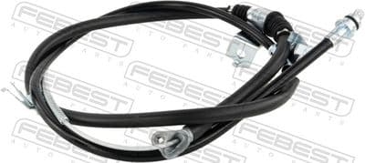 Cable de accionamiento, freno de estacionamiento FEBEST 04100-V97LH