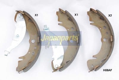 Juego de zapatas de frenos JAPANPARTS GF-H08AF