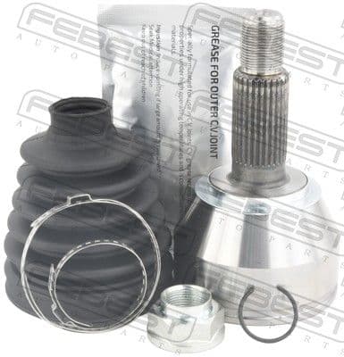 Juego de articulación, eje de transmisión FEBEST 3010-P01