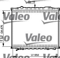 Radiador, refrigeración del motor VALEO 735528