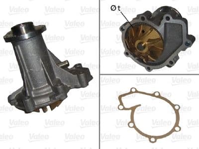 Bomba de agua, refrigeración del motor VALEO 506671