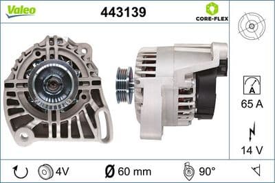 Alternador VALEO 443139