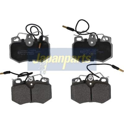 Juego de balatas de freno JAPANPARTS PA-0662AF