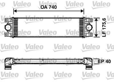 Radiador de aire de admisión VALEO 817637