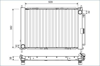 Módulo de refrigeración VALEO 822671