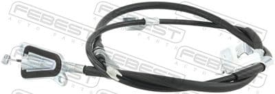Cable de accionamiento, freno de estacionamiento FEBEST 02100-T30RH