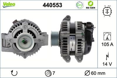 Alternador VALEO 440553