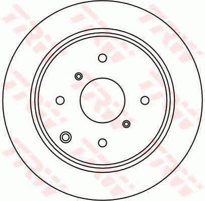 Disco de freno TRW DF1442