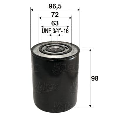Filtro de aceite VALEO 586007