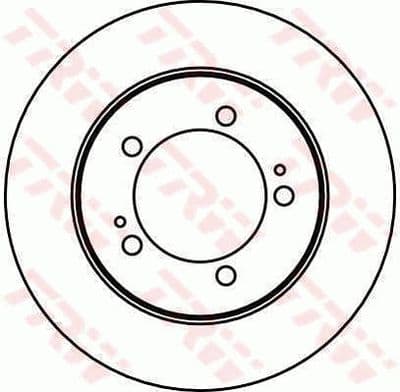 Disco de freno TRW DF1429
