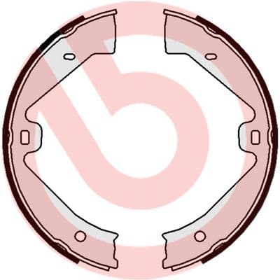 Juego de zapatas de frenos, freno de mano BREMBO S 65 505