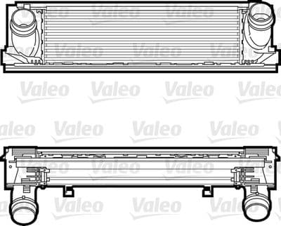 Radiador de aire de admisión VALEO 818260