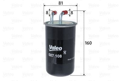Filtro combustible VALEO 587108