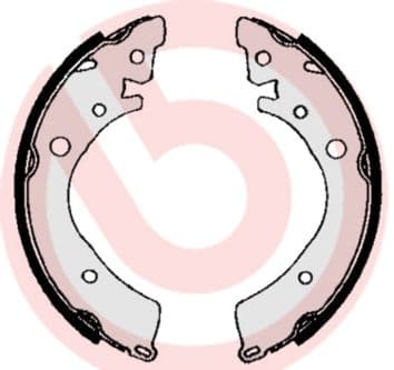 Juego de zapatas de frenos BREMBO S 28 502