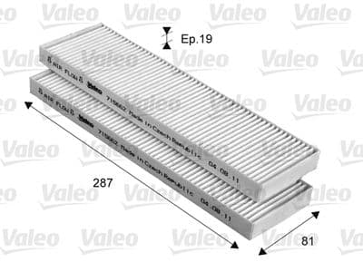 Filtro, aire del interior VALEO 715662
