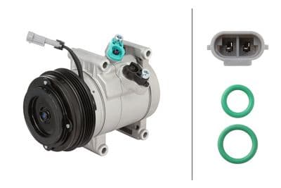 Compresor, aire acondicionado HELLA 8FK 366 204-601
