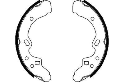 Juego de zapatas de frenos Kavo Parts KBS-5418